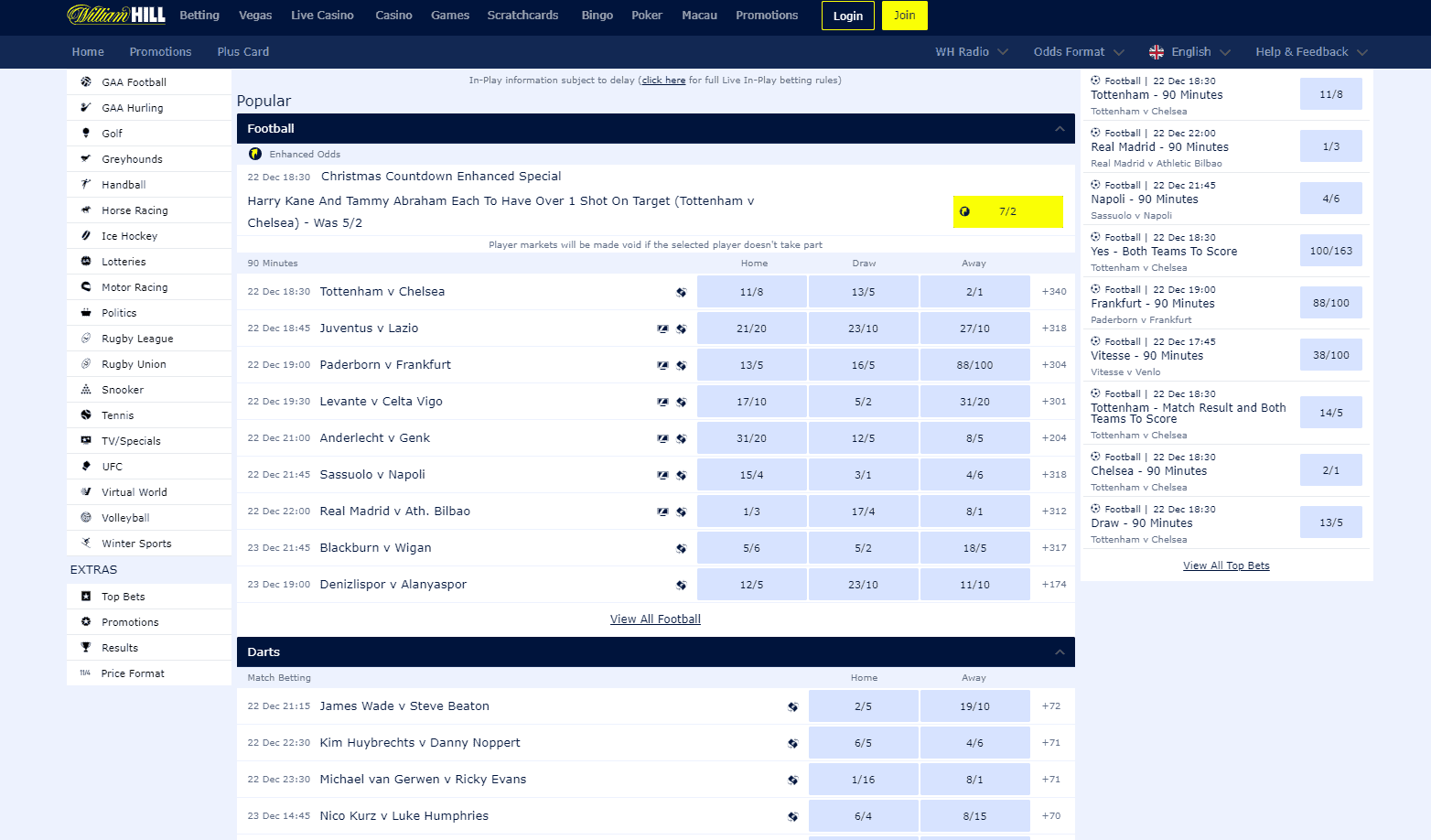 William Hill Sports Betting Review 2020 Rated TBS